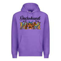 Purple western dachshund mom Premium Hoodie - RanaPortraitStore