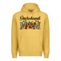 Antique Gold western dachshund mom Premium Hoodie - RanaPortraitStore