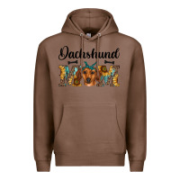 Chestnut western dachshund mom Premium Hoodie - RanaPortraitStore