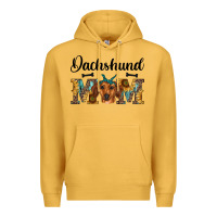Mustard western dachshund mom Premium Hoodie - RanaPortraitStore