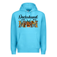 Ocean Blue western dachshund mom Premium Hoodie - RanaPortraitStore