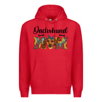 Red western dachshund mom Premium Hoodie - RanaPortraitStore