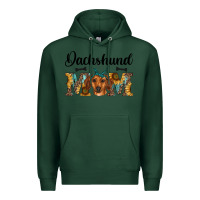 Sports Green western dachshund mom Premium Hoodie - RanaPortraitStore