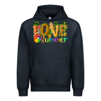 Navy love summer with pineapple Urban Hoodie - texasbilliewilder