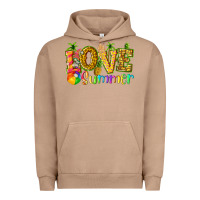 Pigment Burro love summer with pineapple Urban Hoodie - texasbilliewilder