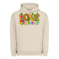 Pigment French Oak love summer with pineapple Urban Hoodie - texasbilliewilder