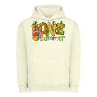 Pigment Pistachio love summer with pineapple Urban Hoodie - texasbilliewilder