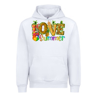 White love summer with pineapple Urban Hoodie - texasbilliewilder