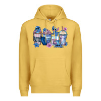 Stitch Coffee Cups Premium Hoodie | Teevron