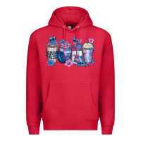 Cardinal stitch coffee cups Premium Hoodie - Zillion Design Studio
