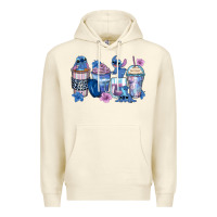 Sandshell stitch coffee cups Premium Hoodie - Zillion Design Studio