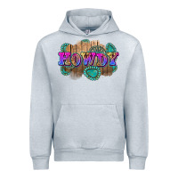 Heather Grey howdy Urban Hoodie - Zillion Design Studio