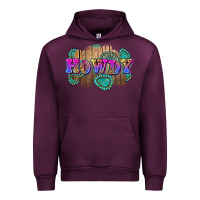 Mauve Wine howdy Urban Hoodie - Zillion Design Studio