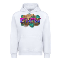 White howdy Urban Hoodie - Zillion Design Studio