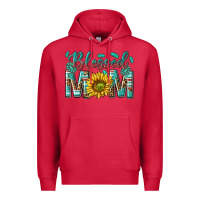 Cardinal western blessed mom with sunflower Premium Hoodie - texasbilliewilder