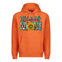 Carrot western blessed mom with sunflower Premium Hoodie - texasbilliewilder