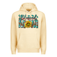 Pina Colada western blessed mom with sunflower Premium Hoodie - texasbilliewilder