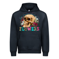 Navy find someone who grows flowers Urban Hoodie - Zillion Design Studio
