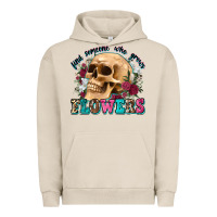 Pigment French Oak find someone who grows flowers Urban Hoodie - Zillion Design Studio