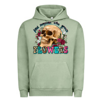 Pigment Oil Green find someone who grows flowers Urban Hoodie - Zillion Design Studio
