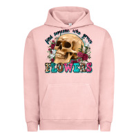 Pigment Salmon find someone who grows flowers Urban Hoodie - Zillion Design Studio