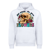 White find someone who grows flowers Urban Hoodie - Zillion Design Studio