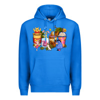 True Royal cartoon characters coffee cups Premium Hoodie - Zillion Design Studio