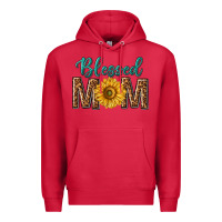 Cardinal western blessed mom with sunflower Premium Hoodie - texasbilliewilder