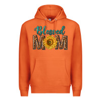 Carrot western blessed mom with sunflower Premium Hoodie - texasbilliewilder
