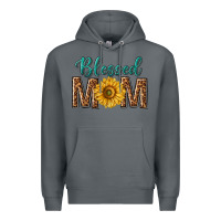 Rock western blessed mom with sunflower Premium Hoodie - texasbilliewilder