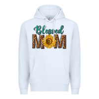 White western blessed mom with sunflower Premium Hoodie - texasbilliewilder