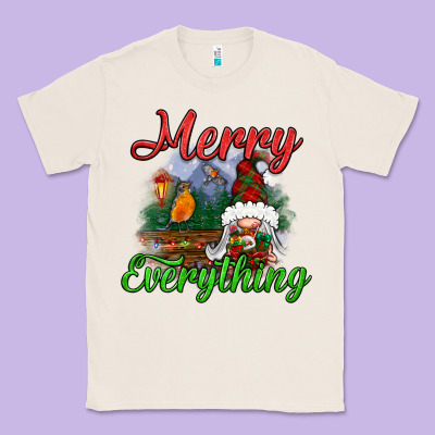 Merry Everything Classic Tee Designed By Bundleandbundleshop