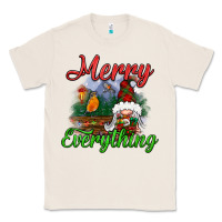 Natural merry everything Classic Tee - BundleAndBundleShop