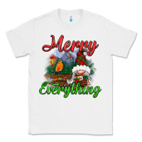 White merry everything Classic Tee - BundleAndBundleShop