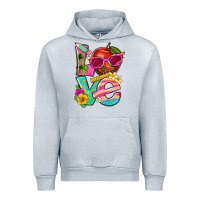 Heather Grey love summer teacher Urban Hoodie - texasbilliewilder