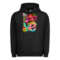 Pigment Black love summer teacher Urban Hoodie - texasbilliewilder