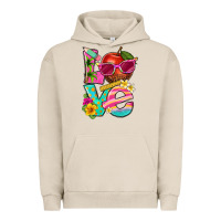 Pigment French Oak love summer teacher Urban Hoodie - texasbilliewilder