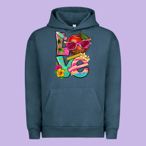 Love Summer Teacher Urban Hoodie Designed By Texasbilliewilder