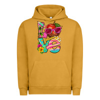 Pigment Peanut Butter love summer teacher Urban Hoodie - texasbilliewilder