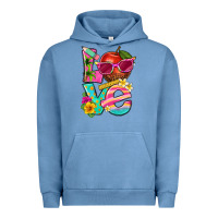Pigment Pebble Blue love summer teacher Urban Hoodie - texasbilliewilder