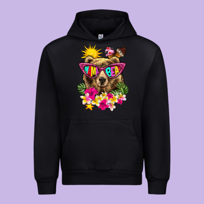 Mama Bear Summer Urban Hoodie Designed By Texasbilliewilder