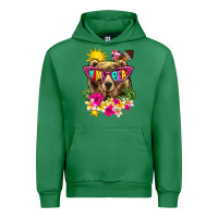 Emerald mama bear summer Urban Hoodie - texasbilliewilder