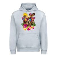 Heather Grey mama bear summer Urban Hoodie - texasbilliewilder