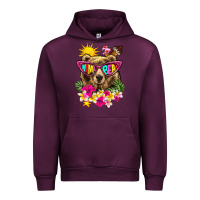 Mauve Wine mama bear summer Urban Hoodie - texasbilliewilder