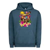 Pigment Midnight Navy mama bear summer Urban Hoodie - texasbilliewilder