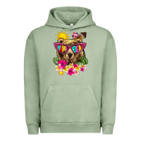 Pigment Oil Green mama bear summer Urban Hoodie - texasbilliewilder