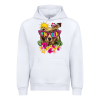 White mama bear summer Urban Hoodie - texasbilliewilder