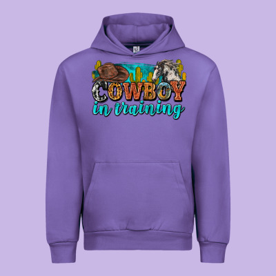 Cowboy In Training Urban Hoodie Designed By Zillion Design Studio