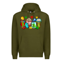 Army Green autism coffee cups Premium Hoodie - Zillion Design Studio