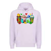 Lilac autism coffee cups Premium Hoodie - Zillion Design Studio